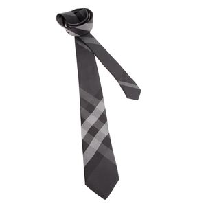 Burberry London Men's charcoal/dark grey tie